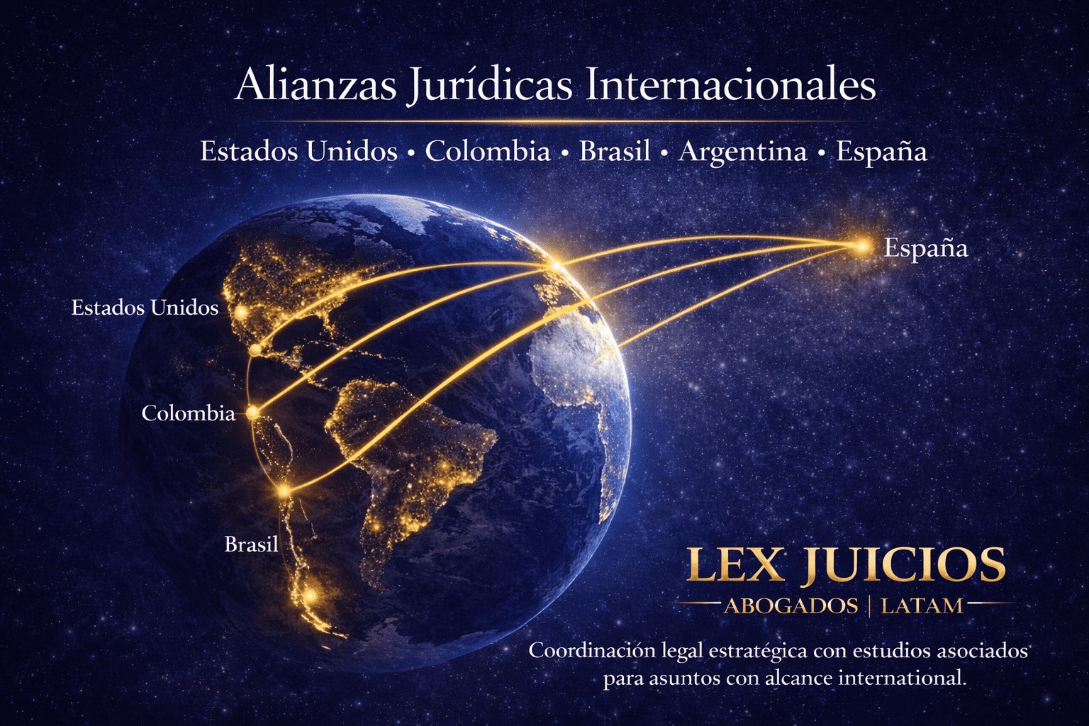 Alianzas jurídicas internacionales de Lex Juicios